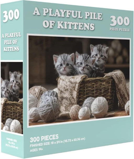 VR Distribution (UK) Limited Universalios dėlionės A playful pile of kittens, 300