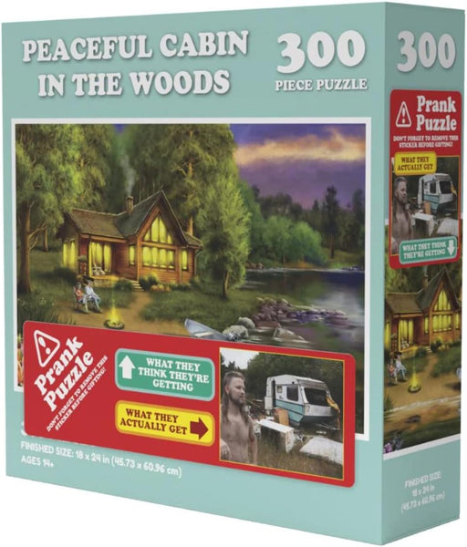 VR Distribution (UK) Limited Universalios dėlionės Peaceful cabin in the woods, 300
