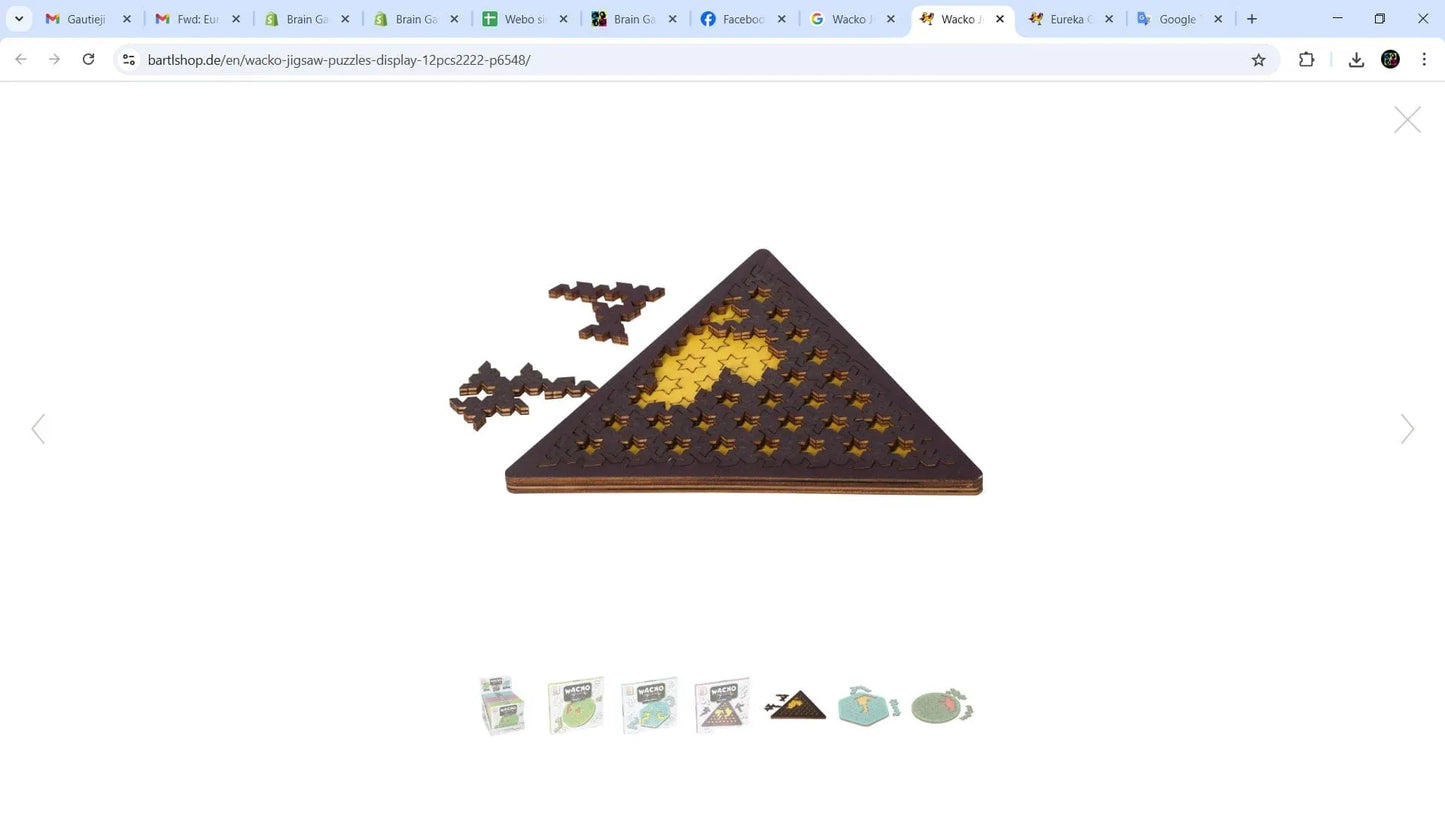 Eureka Galvosūkiai Wacko Jigsaw Puzzles