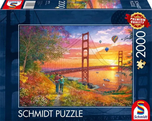 Walking to the Golden Gate Bridge, 2000-Universalios dėlionės-Brain Games LT
