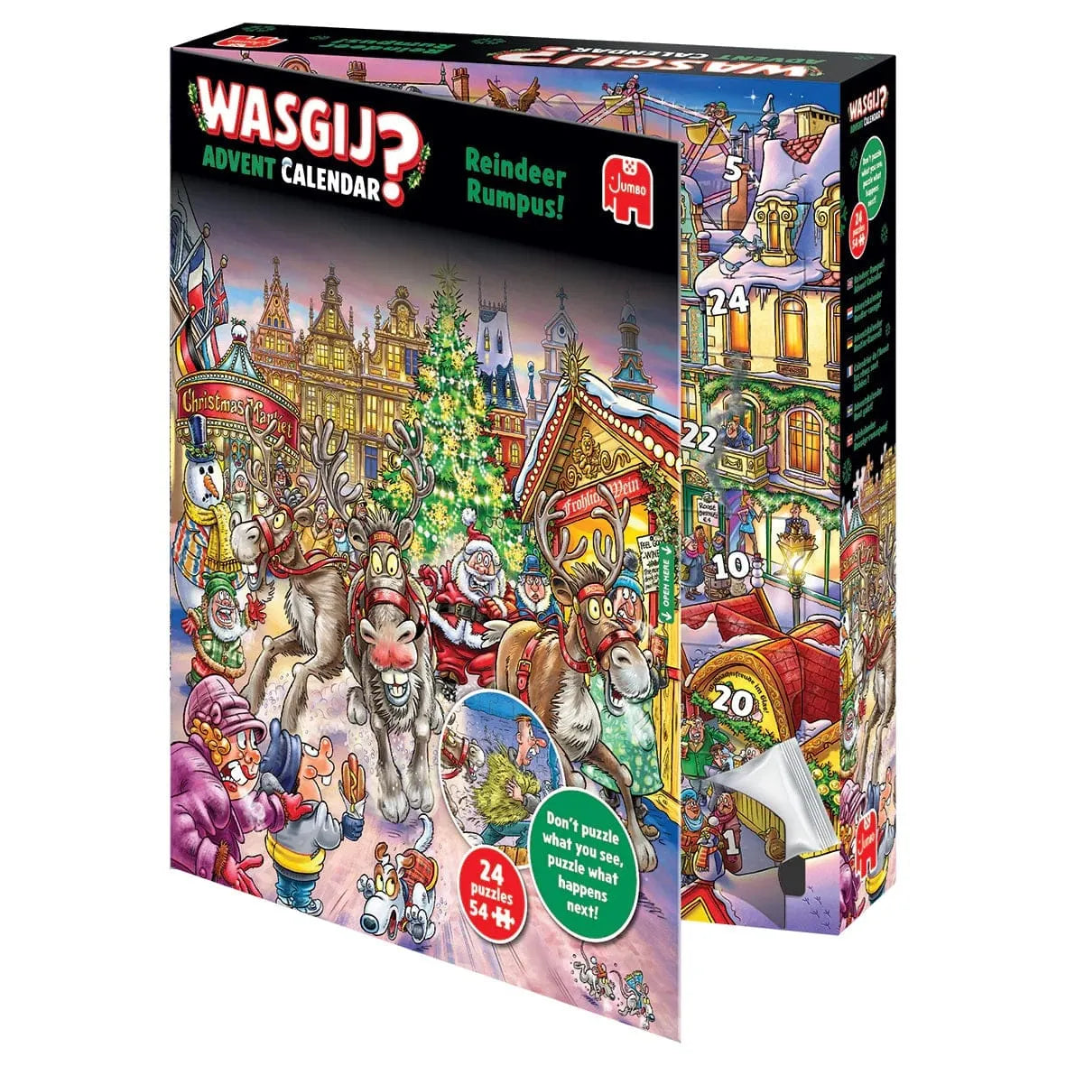 Wasgij Advent Calendar 2025-Universalios dėlionės-Brain Games LT
