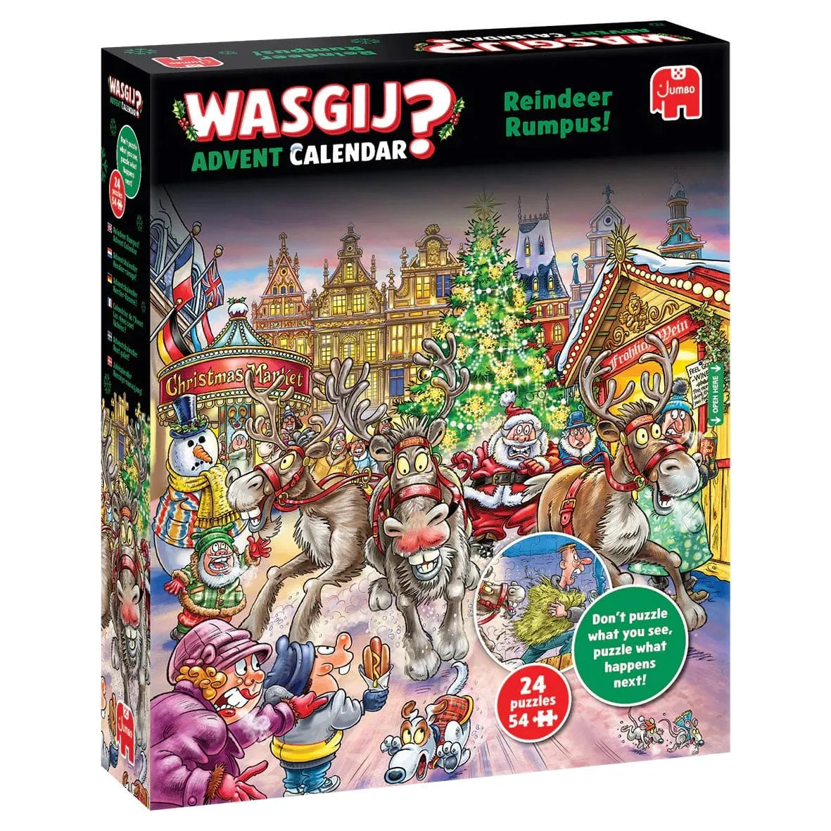 Wasgij Advent Calendar 2025-Universalios dėlionės-Brain Games LT