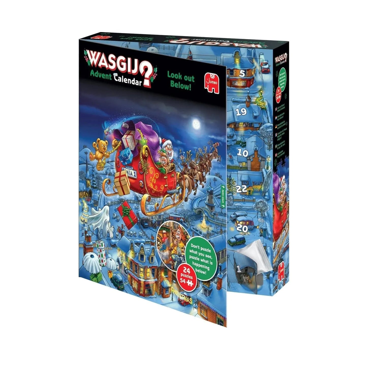 Wasgij Christmas Advent Calendar-Universalios dėlionės-Brain Games LT