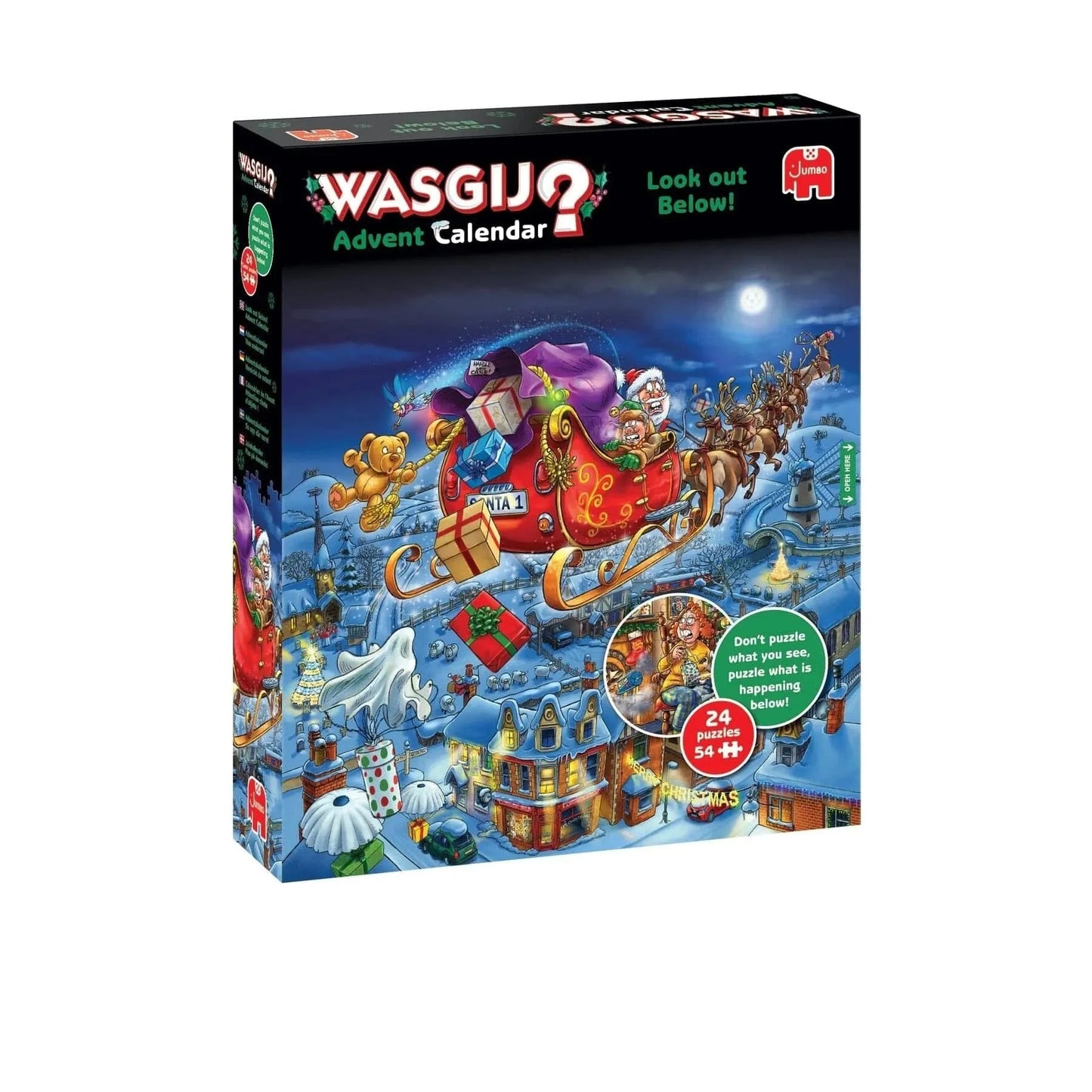Wasgij Christmas Advent Calendar-Universalios dėlionės-Brain Games LT
