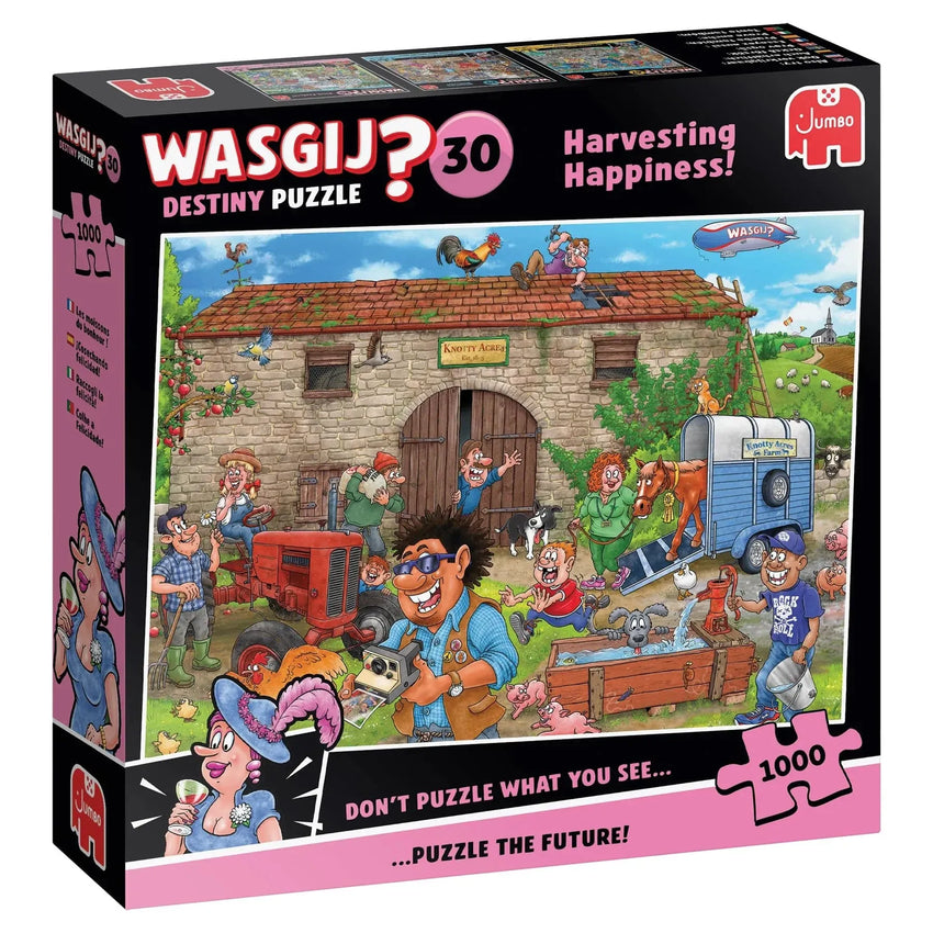 Wasgij Destiny 30 - Harvesting Happiness!, 1000-Universalios dėlionės-Brain Games LT