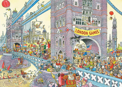 Jumbo Universalios dėlionės Wasgij Retro Mystery 8 - De laatste horde! 1000