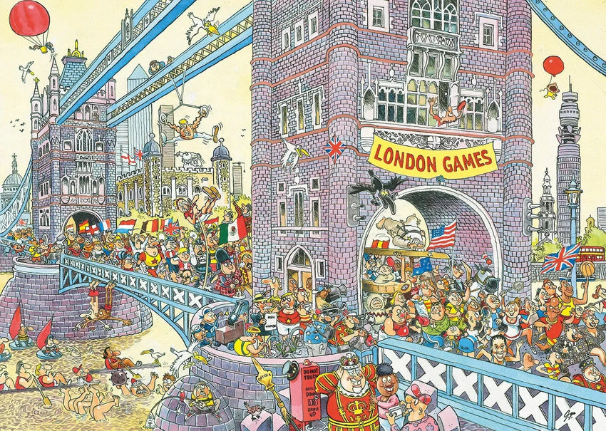 Jumbo Universalios dėlionės Wasgij Retro Mystery 8 - De laatste horde! 1000