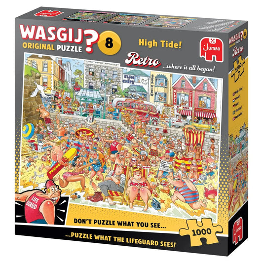 Jumbo Universalios dėlionės Wasgij Retro Original 8 - High Tide! 1000