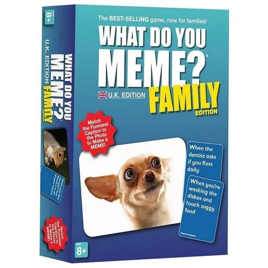 What Do You Meme? Family UK Edition-Stalo žaidimai-Brain Games LT