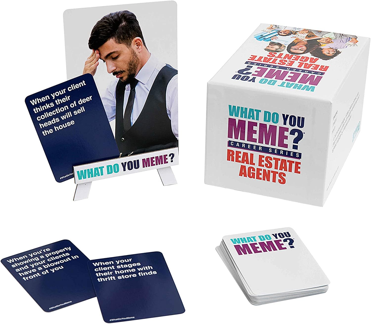 what do you meme? Stalo žaidimai What Do You Meme? Career Series Real Estate Edition