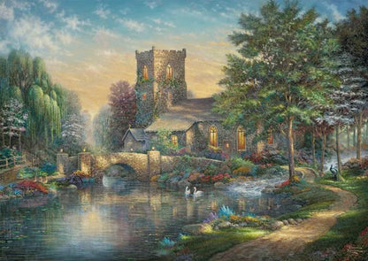 Willow Wood Chapel, 1000-Universalios dėlionės-Brain Games LT