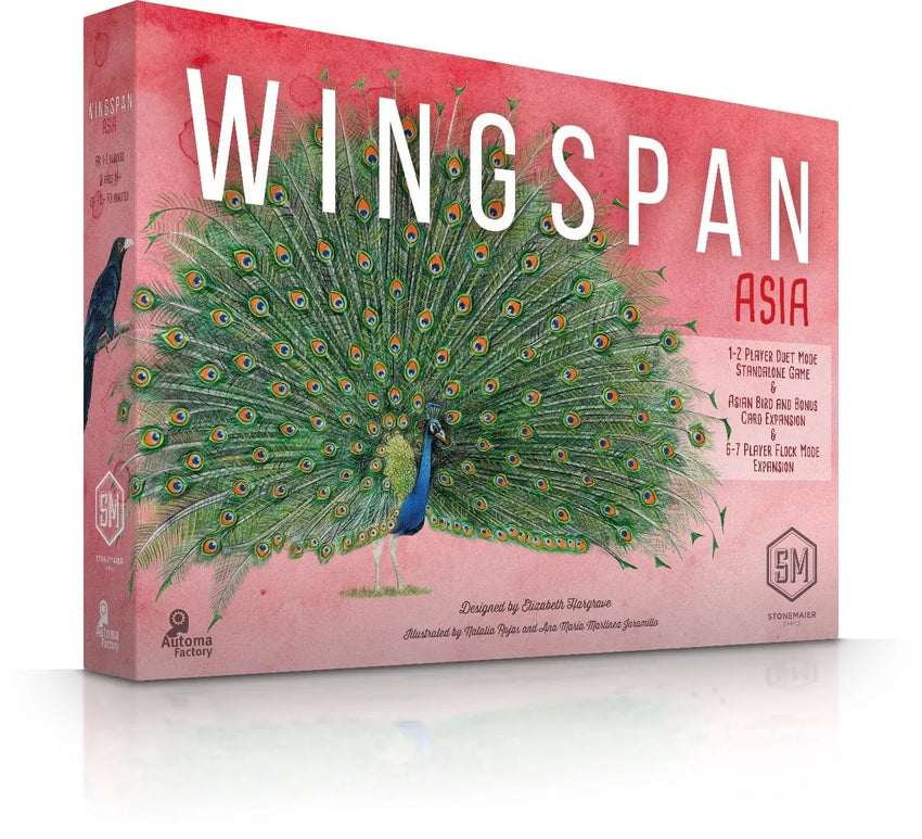 Asmodee Stalo žaidimai Wingspan: Asia (papildymas)