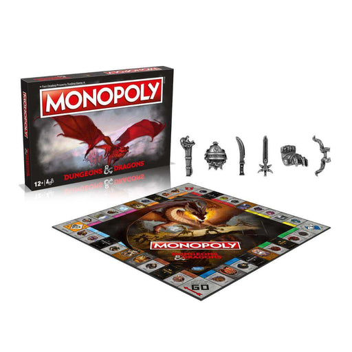 Winning Moves Games Stalo žaidimai Monopoly Dungeons and Dragons