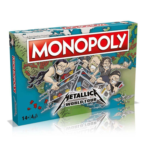 Winning Moves Games Stalo žaidimai Monopoly Metallica