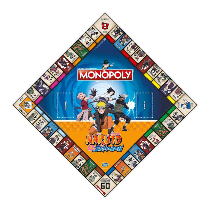 Winning Moves Games Stalo žaidimai Monopoly Naruto