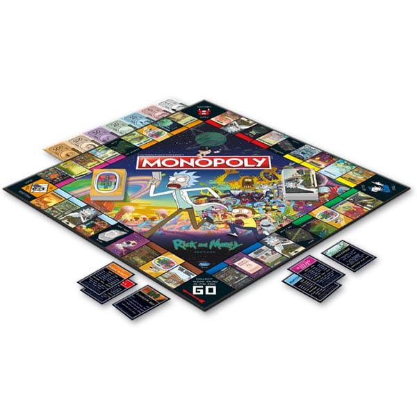 Winning Moves Games Stalo žaidimai Monopoly Rick & Morty