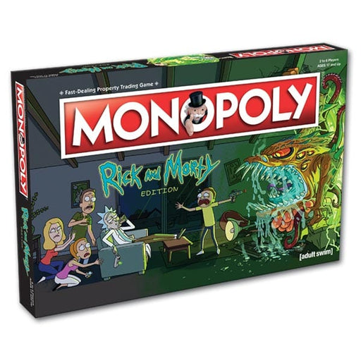 Winning Moves Games Stalo žaidimai Monopoly Rick & Morty