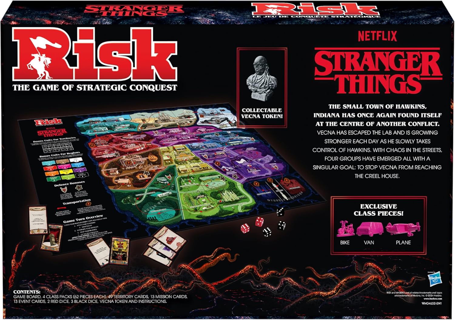 Winning Moves Games Stalo žaidimai RISK Stranger Things