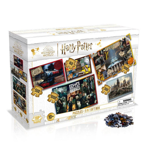 Winning Moves Games Universalios dėlionės Harry Potter Puzzle 5in1