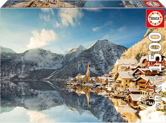 Winter at Hallstatt, 1500-Universalios dėlionės-Brain Games LT