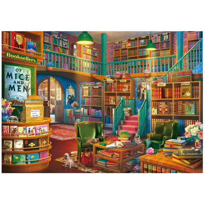 Wonderful Bookshop, 1000-Universalios dėlionės-Brain Games LT
