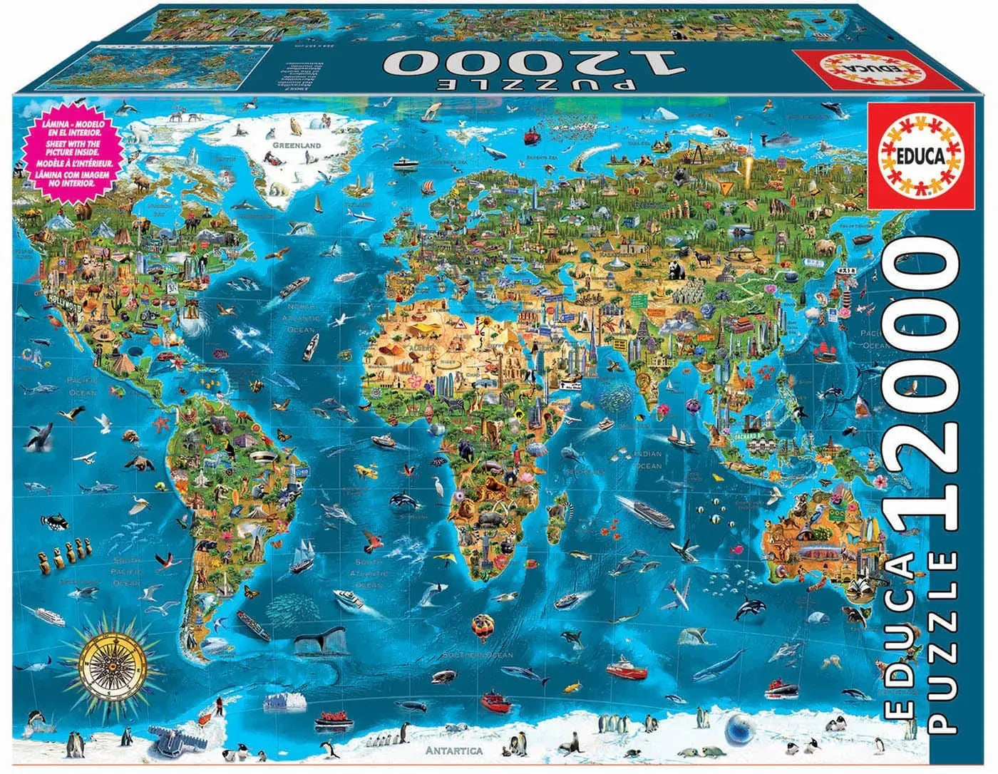 Wonders of the World, 12000-Universalios dėlionės-Brain Games LT