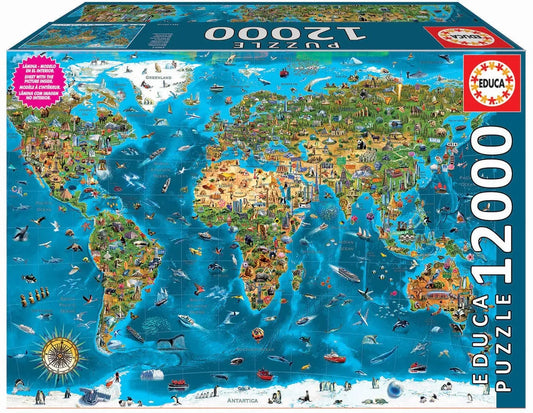 Wonders of the World, 12000-Universalios dėlionės-Brain Games LT