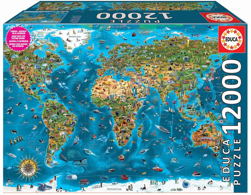 Wonders of the World, 12000-Universalios dėlionės-Brain Games LT