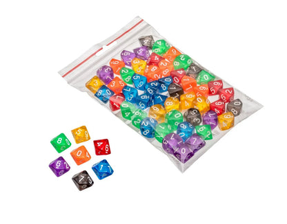 Žaidimo kauliukas D10, skaidrus-Kita-Brain Games LT