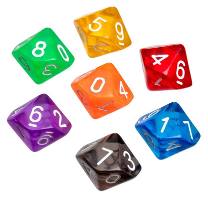 Žaidimo kauliukas D10, skaidrus-Kita-Brain Games LT