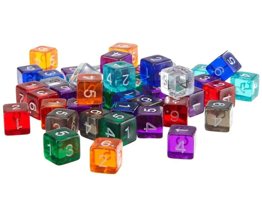 Žaidimo kauliukas D6, skaidrus-Kita-Brain Games LT