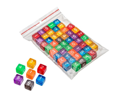 Žaidimo kauliukas D6, skaidrus-Kita-Brain Games LT
