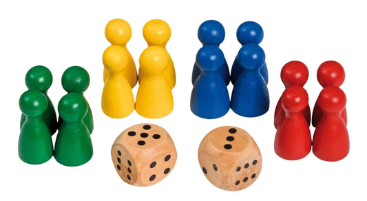 Žaidimo kūgeliai su kauliuku-Stalo žaidimai-Brain Games LT