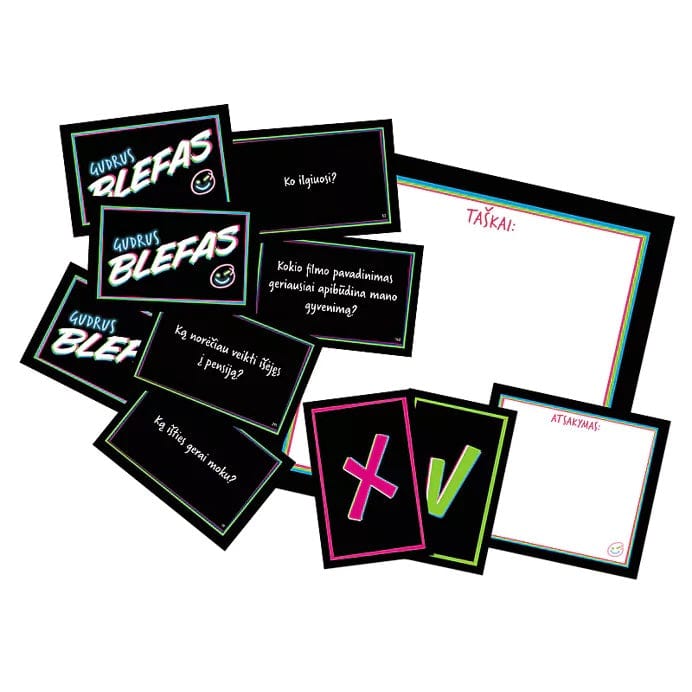 Anvol Stalo žaidimai Gudrus blefas