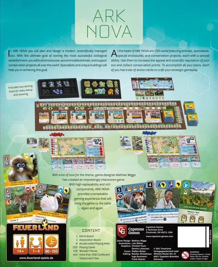 Asmodee Stalo žaidimai Ark Nova