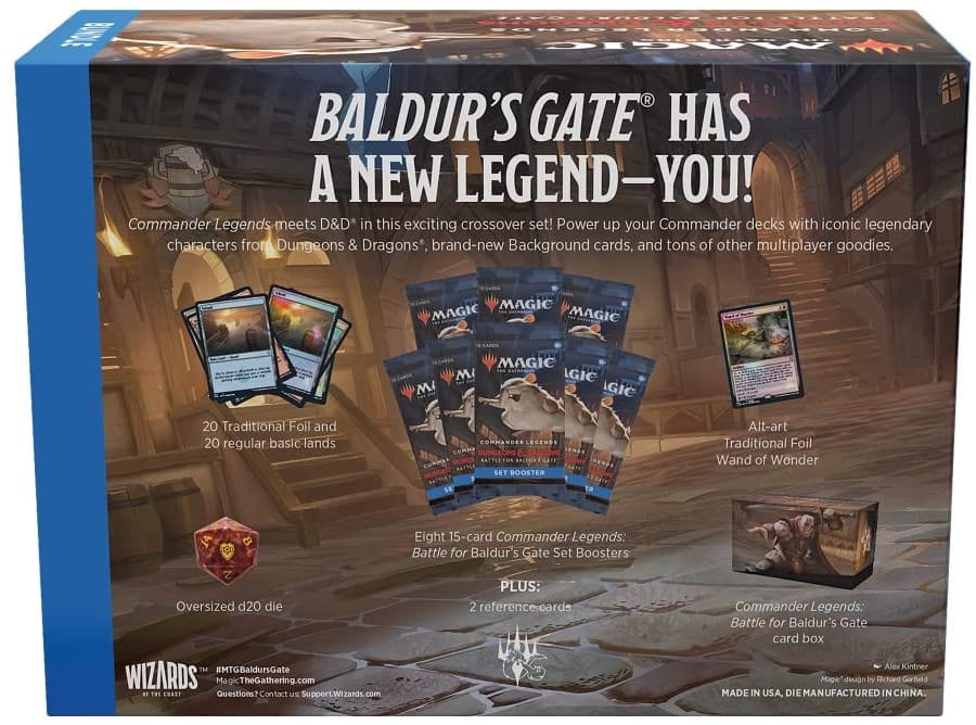 Asmodee Stalo žaidimai Magic: The Gathering Commander Legends: Battle for Baldur’s Gate Bundle