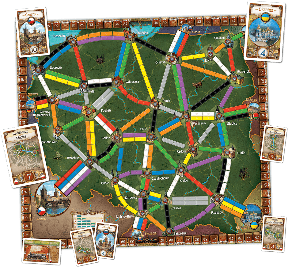 Asmodee Stalo žaidimai Ticket to ride: Poland (papildymas)