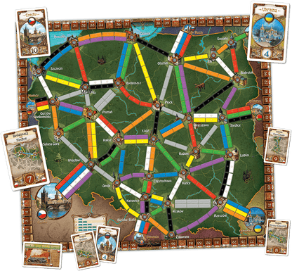Asmodee Stalo žaidimai Ticket to ride: Poland (papildymas)