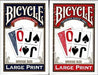 Bicycle Kita Bicycle Bridge Size LARGE Print Red/Blue