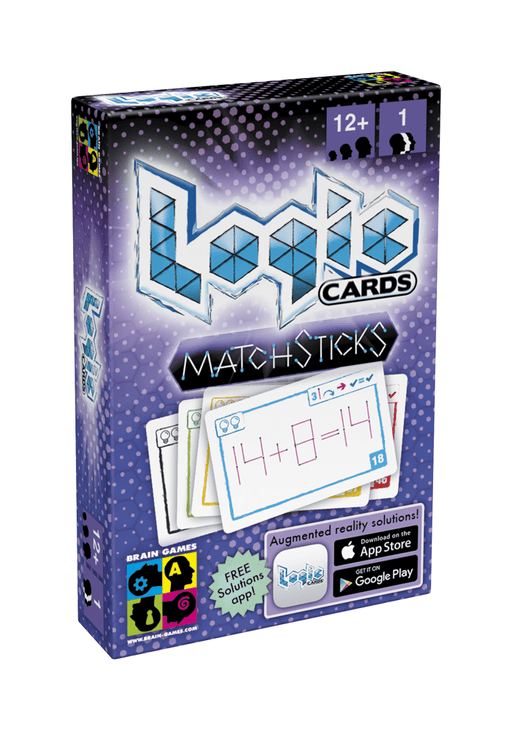 Brain Games LT Loginiai Žaidimai Logic Cards Matchsticks