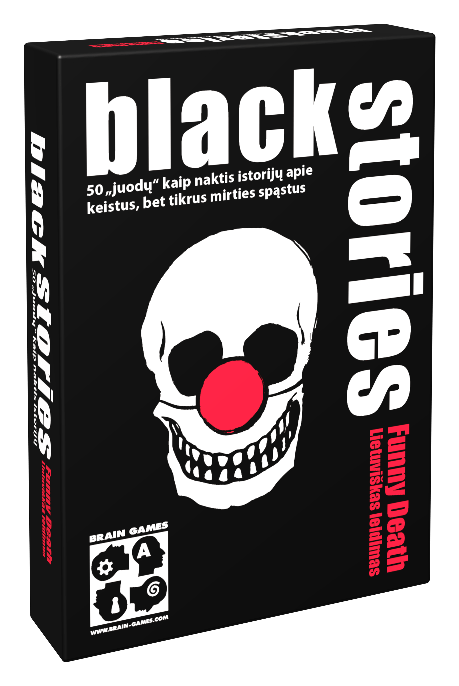 Brain Games LT Stalo žaidimai Black Stories Funny Death