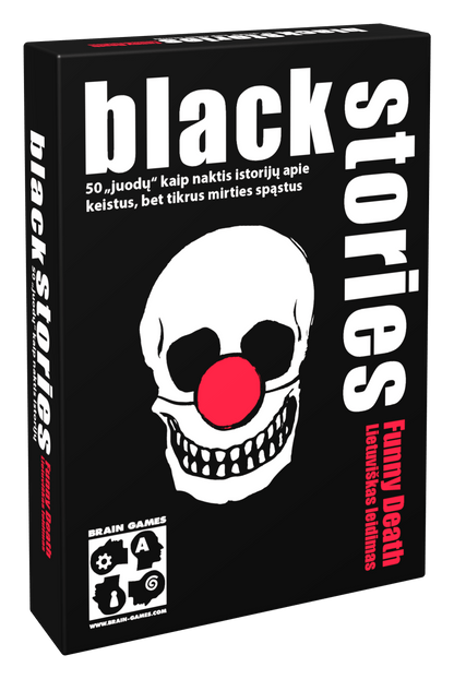 Brain Games LT Stalo žaidimai Black Stories Funny Death