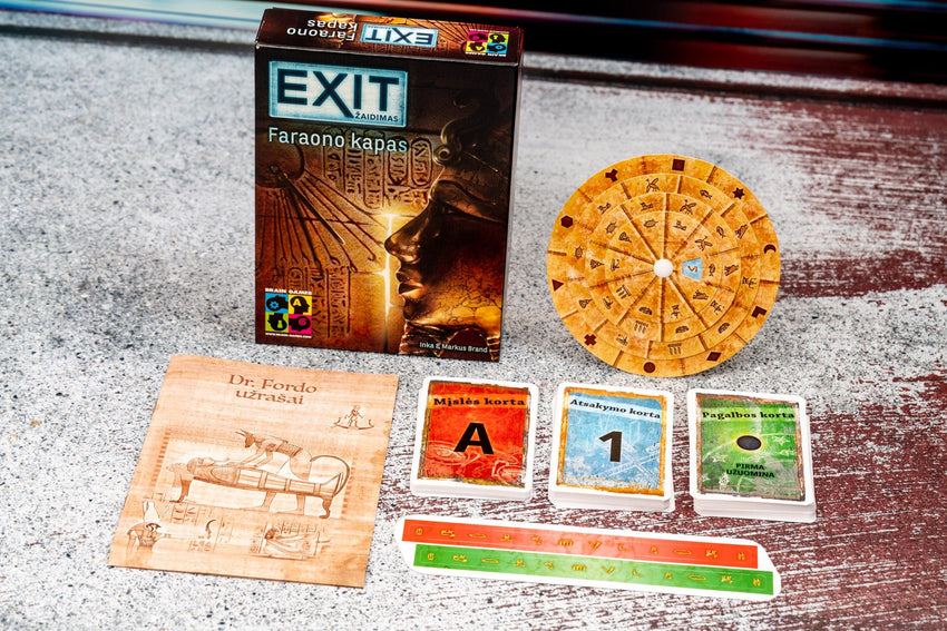 Brain Games LT Stalo žaidimai EXiT: Faraono kapas (atnaujinta versija)