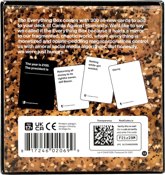 CAH Stalo žaidimai Cards Against Humanity: Everything Box (papildymas)
