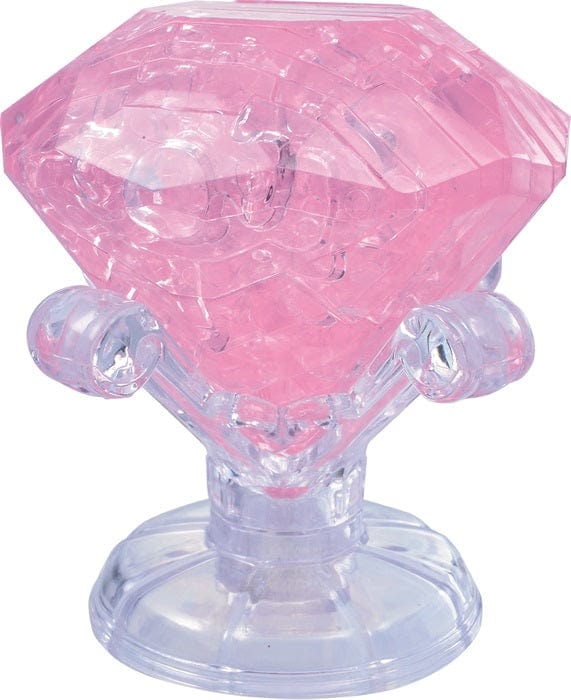 Crystal Puzzle 3D Delionės Deimantas (rožinis)