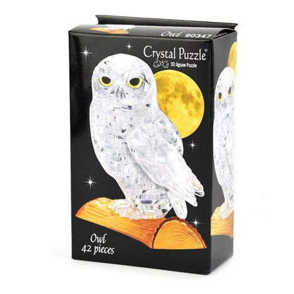 Crystal Puzzle 3D Delionės Pelėda (skaidri)