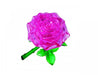 Crystal Puzzle 3D Delionės Rožinė rožė