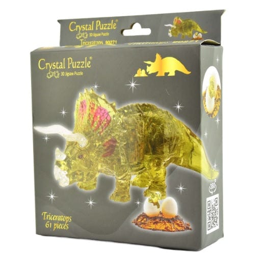 Crystal Puzzle 3D Delionės Triceratopsas