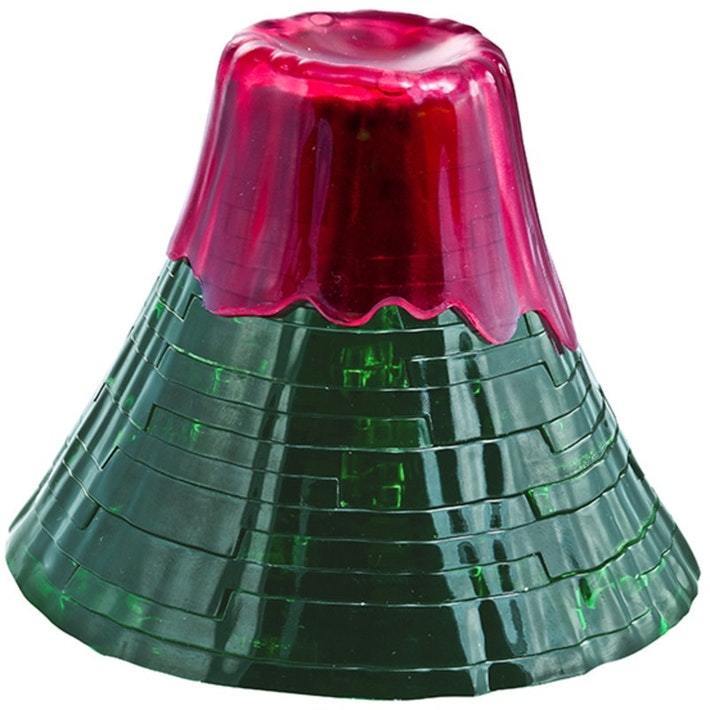 Crystal Puzzle 3D Delionės Ugnikalnis (žalias)