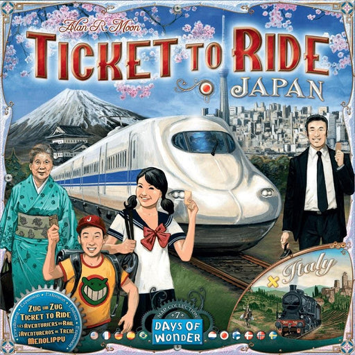 English Stalo žaidimai Ticket to Ride:  Japan & Italy (papildymas)
